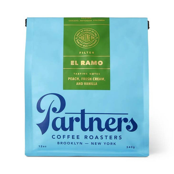 Partners El Ramo Colombia Whole Bean Coffee Bag