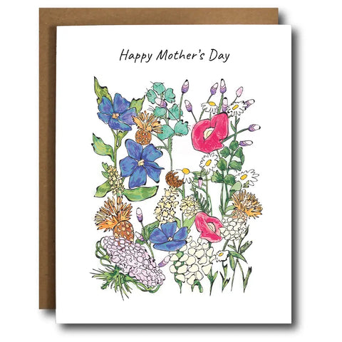 Wild Flowers Mother's Day Greeting Card