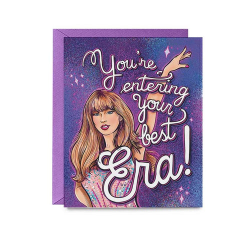 Taylor Best Era Birthday Greeting Card