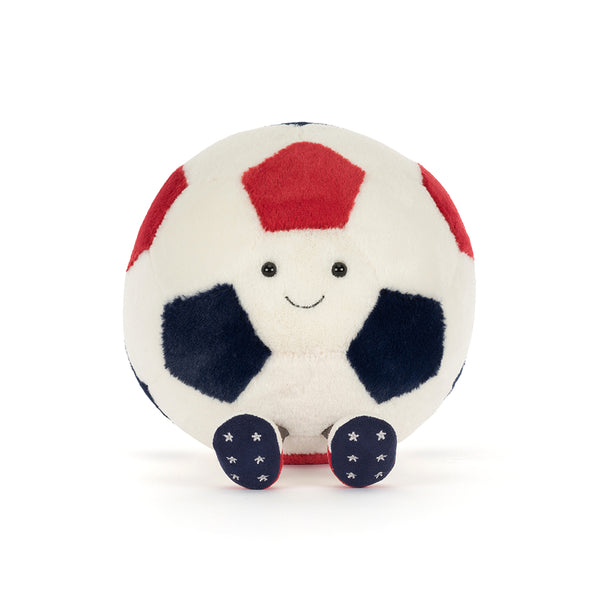 Jellycat Amuseables USA Soccer Ball