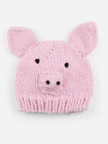 The Blueberry Hill Pig Knit Hat