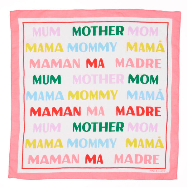 Mom Print Scarf