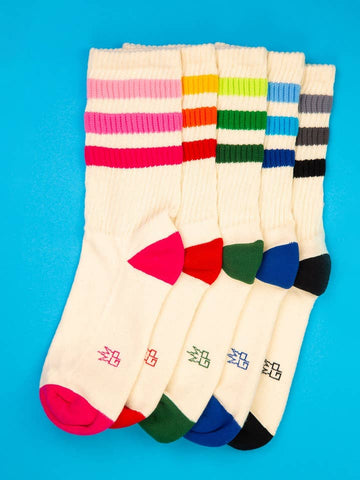 Retro Stripe Unisex Socks