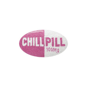 Chill Pill Hook Pillow - Pink