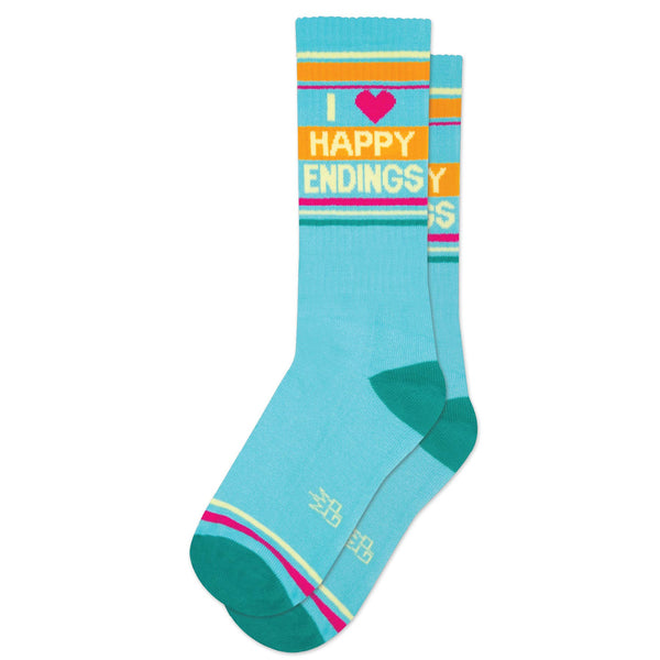 I ❤️ Happy Endings Gym Crew Socks