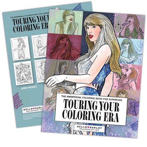 Touring Your Coloring Era Coloring Book