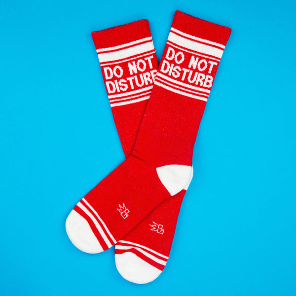 Do Not Disturb Gym Crew Socks