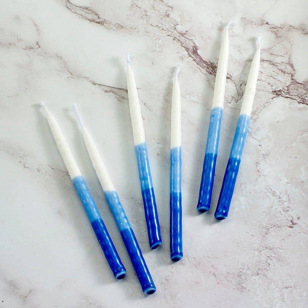 Chanukah Candles Blue & White