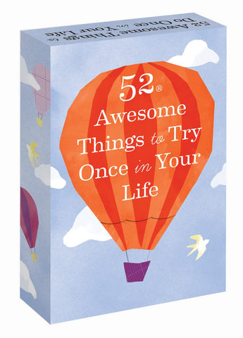 52 Awesome Things To Try Once In Your Life Card Deck