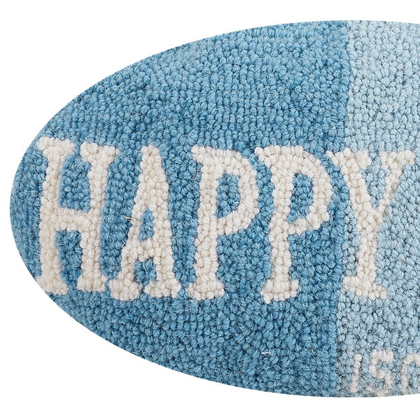 Happy Pill Blue Hook Pillow