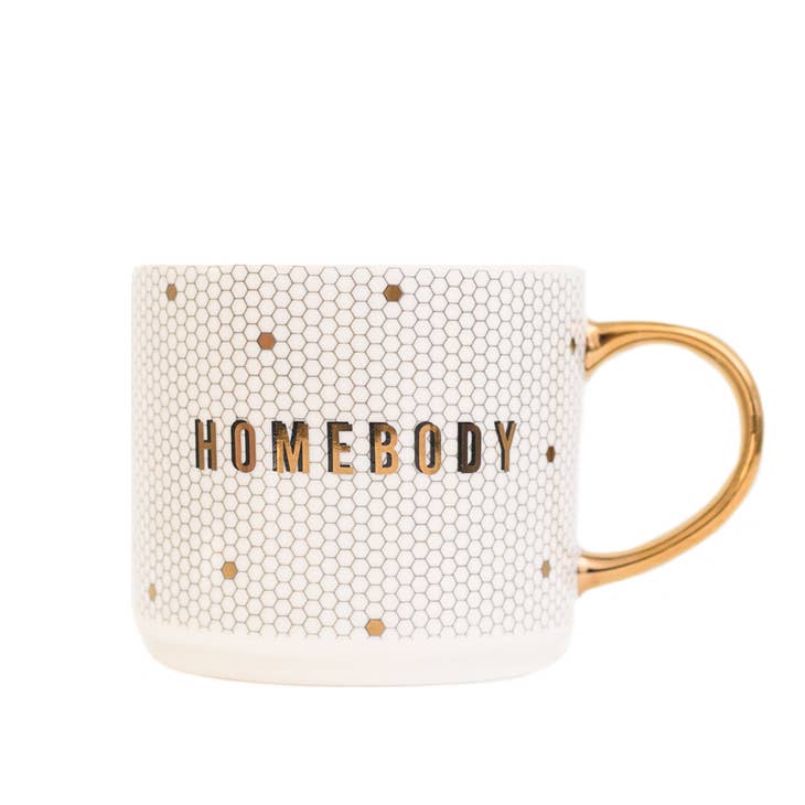 Homebody Gold Tile Coffee Mug