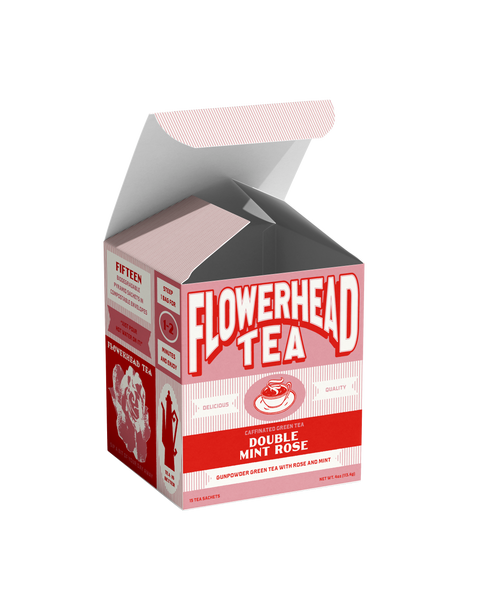 Double Mint Rose Tea Bags