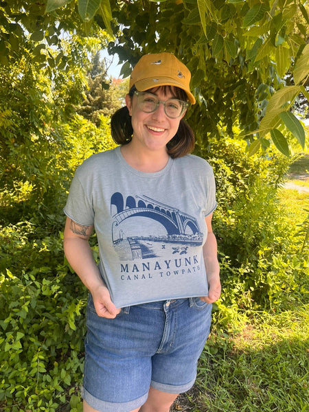 Manayunk Canal Towpath Cropped T-Shirt