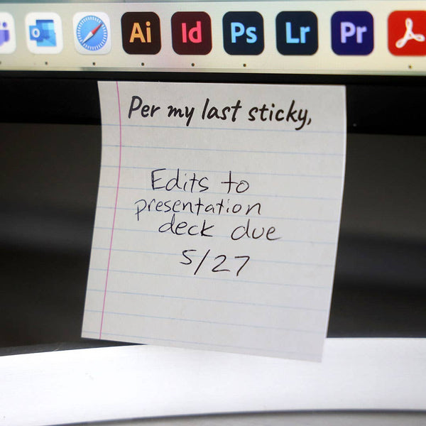 Per My Last Sticky - Funny Sarcastic Sticky Note Pad