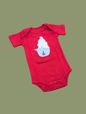 Philadelphia Phillies Ice Cream Helmet Onesie