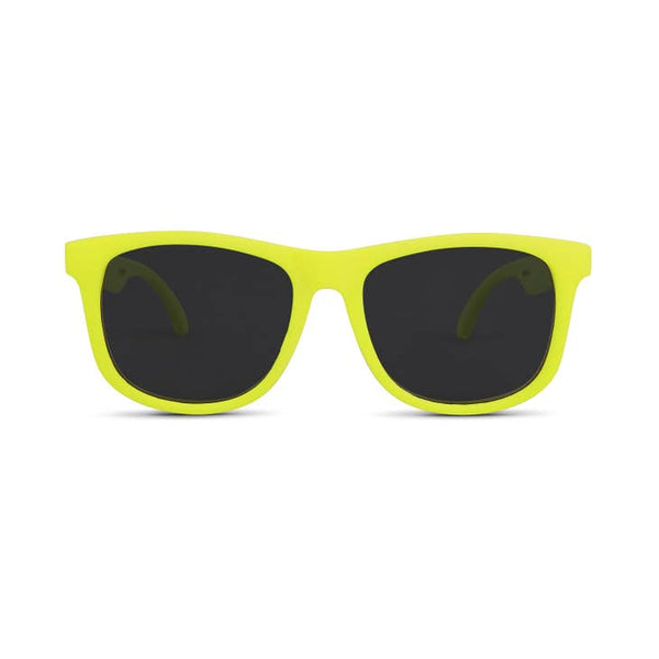 Hipsterkid Neon Yellow Polarized Wayfarer Sunglasses