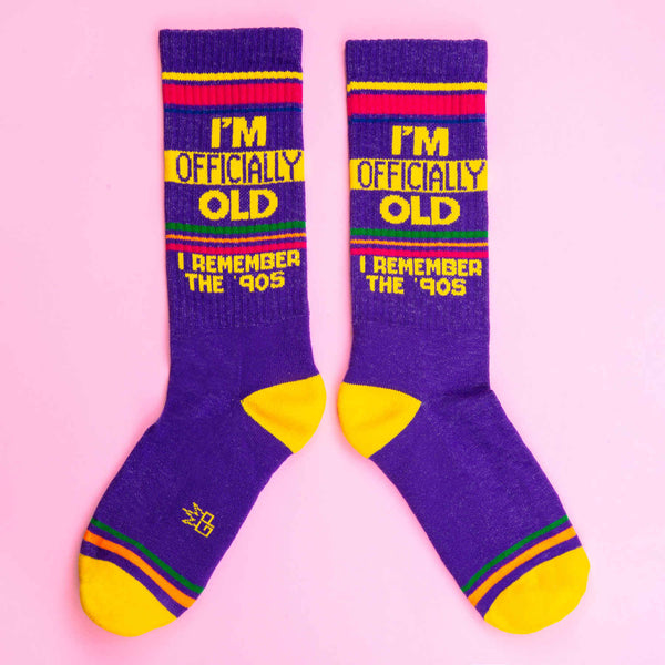 I'm Officially Old...I Remember The 90's Unisex Socks