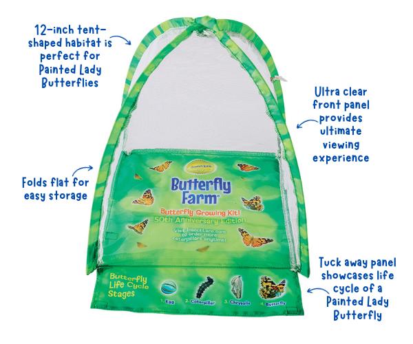 Butterfly Farm™  Growing Kit with PREPAID Voucher