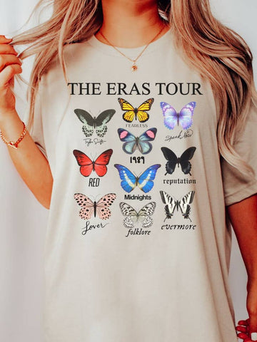 Eras Tour Concert Tour Graphic Tee