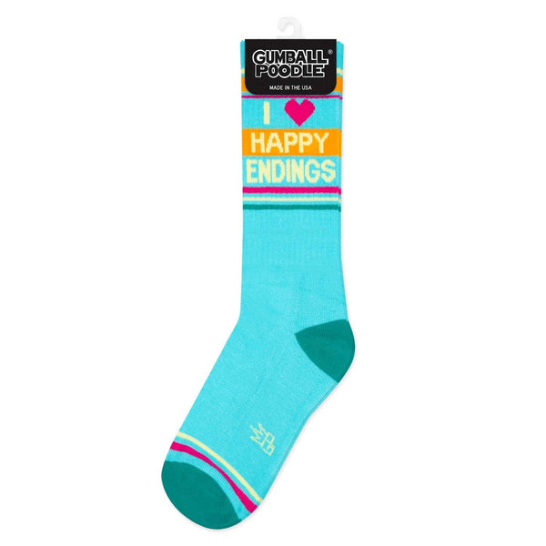 I ❤️ Happy Endings Gym Crew Socks