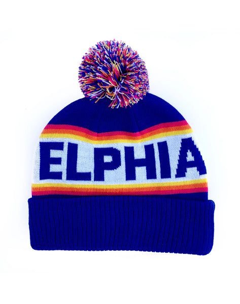 Philadelphia Sunrise Blue Knit Hat