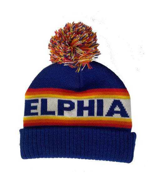 Philadelphia Sunrise Blue ** Baby ** Knit Hat