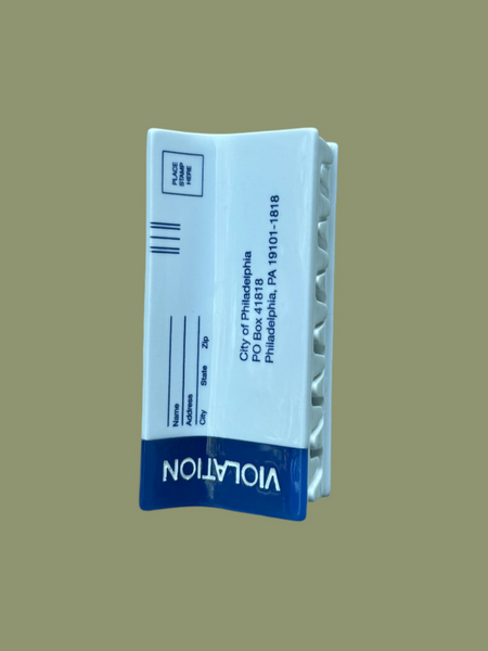 PPA Parking Ticket Violation Hair Claw Clip