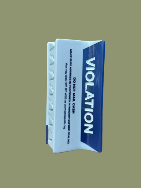 PPA Parking Ticket Violation Hair Claw Clip