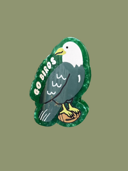 Go Birds Hair Claw Clip