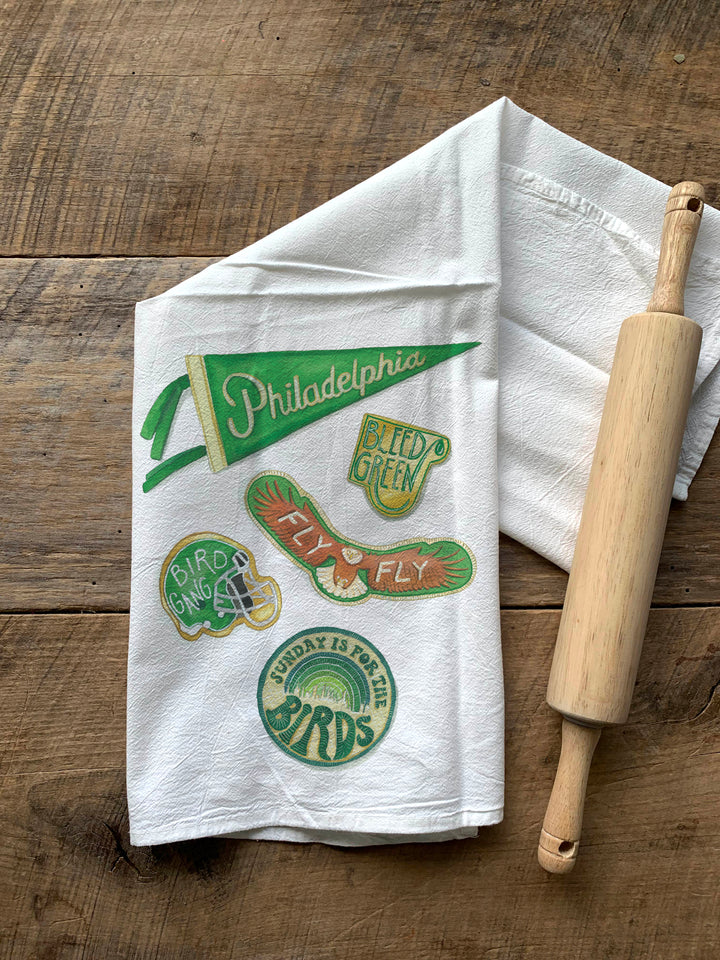 Philly Football Fan Flour Sack Towel