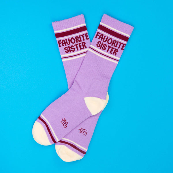 Favorite Sister Gym Crew Socks