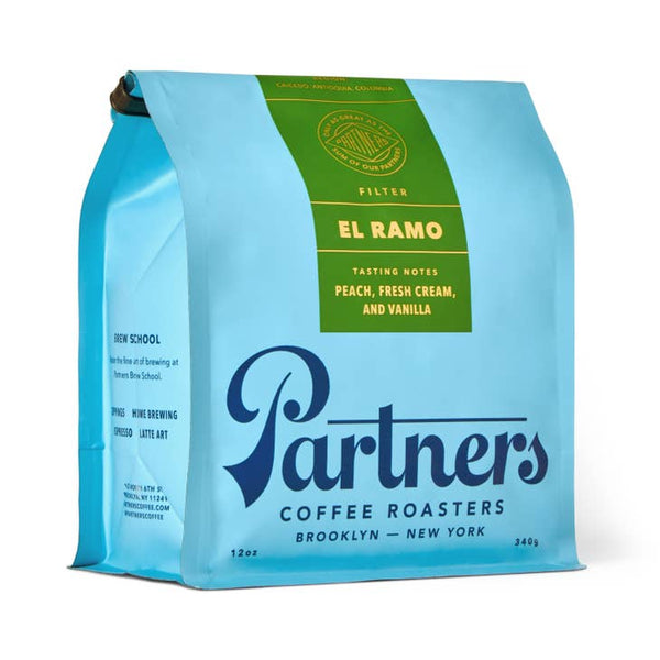 Partners El Ramo Colombia Whole Bean Coffee Bag