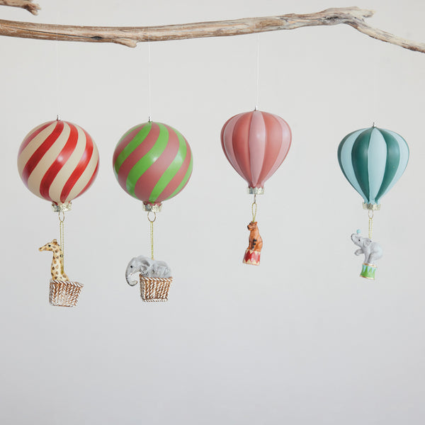 Animal Hot Air Balloon Ornaments
