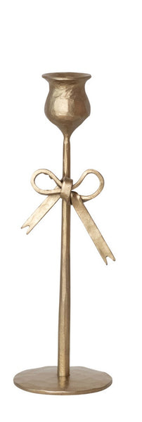 Antique Gold Iron Taper Holders