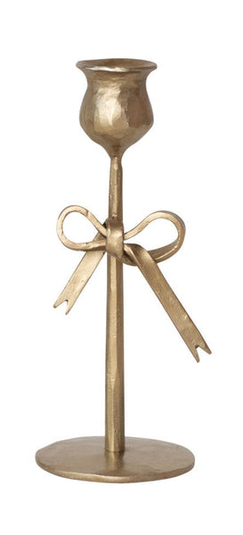 Antique Gold Iron Taper Holders
