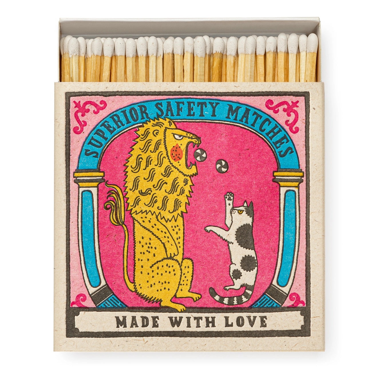Luxury Boxed Matches - Big Cat Little Cat