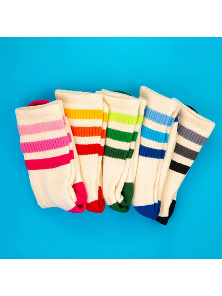 Retro Stripe Unisex Socks