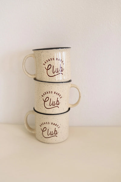 Badass Babes Ceramic Campfire Mug
