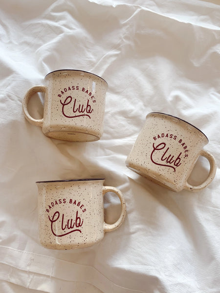 Badass Babes Ceramic Campfire Mug