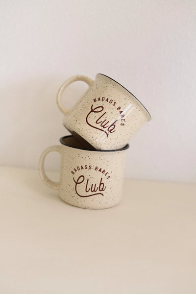 Badass Babes Ceramic Campfire Mug
