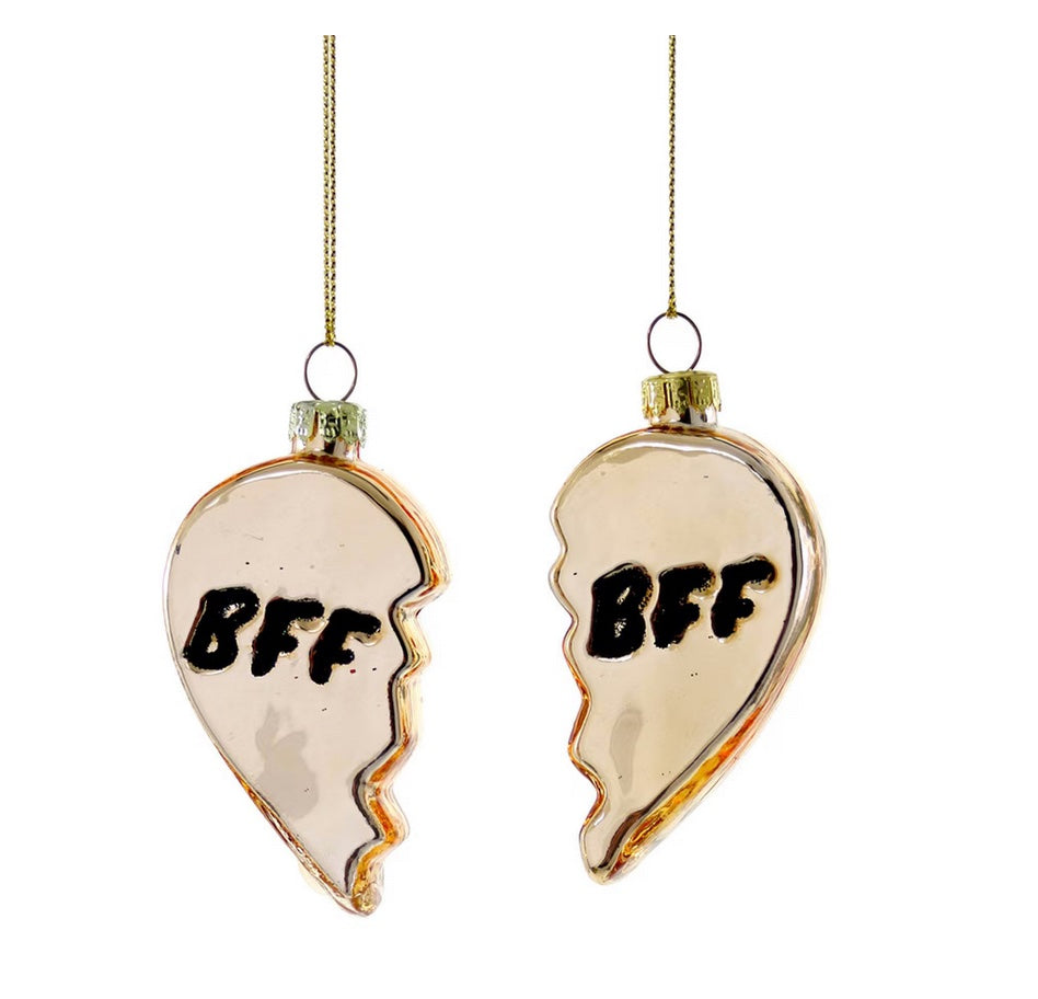 Bff Heart Ornament