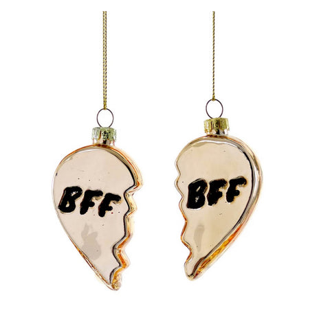 Bff Heart Ornament