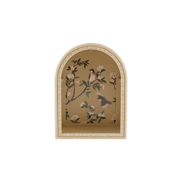Bird & Botanical Arched Wall Shelf