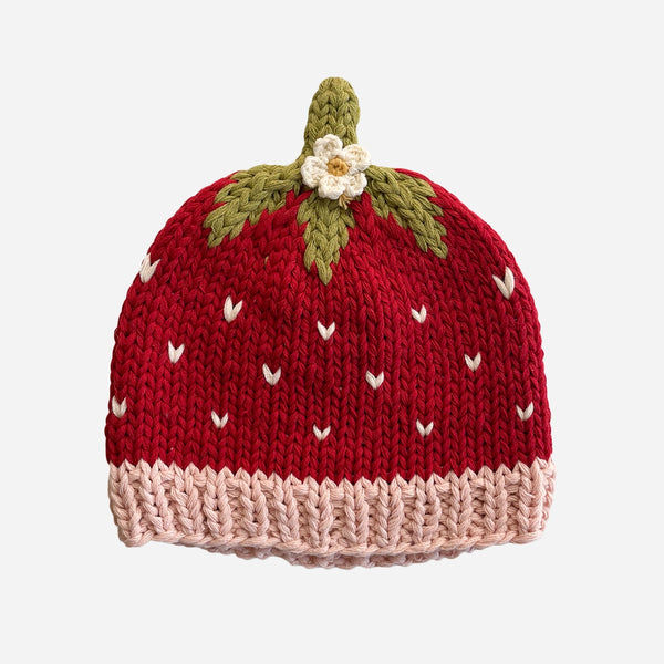 The Blueberry Hill Strawberry Knit Hat