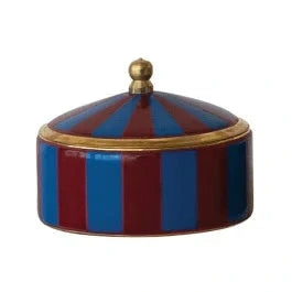 Brass & Resin Striped Box