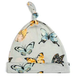 Milkbarn Bamboo Knotted Hat Butterfly 3-6mo