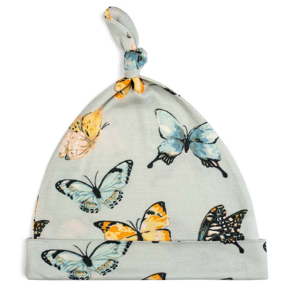 Milkbarn Bamboo Knotted Hat Butterfly 3-6mo