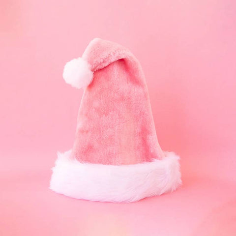 Pink Luxe Santa Hat