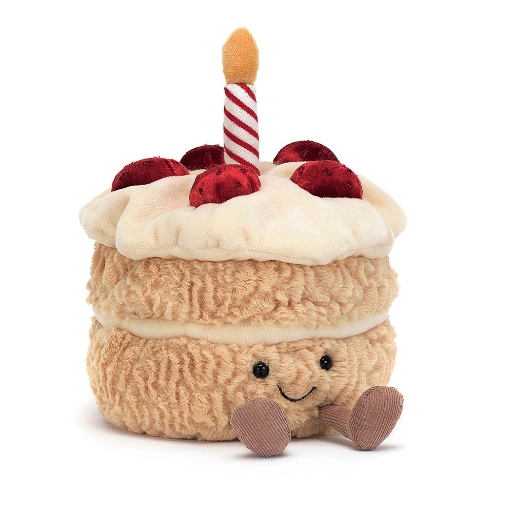 Jellycat Amuseable Birthday Cake Stuffed Toy