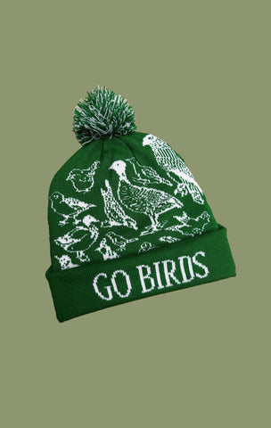 Go Birds Pom Pom Beanie